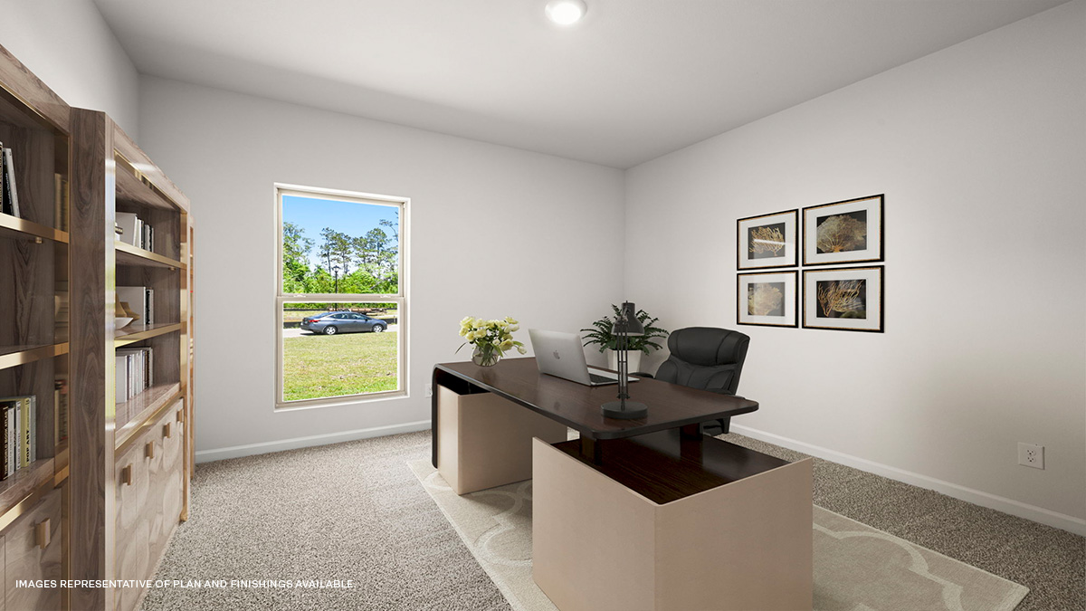 third bedroom with single window