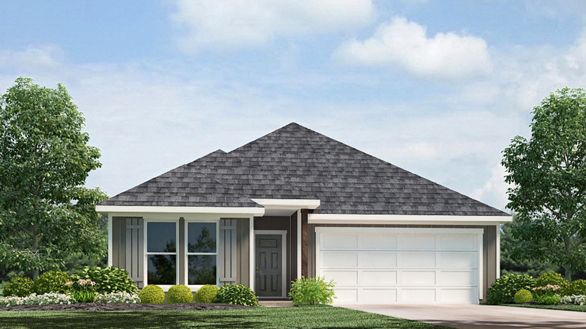 Emerald elevation A15 rendering