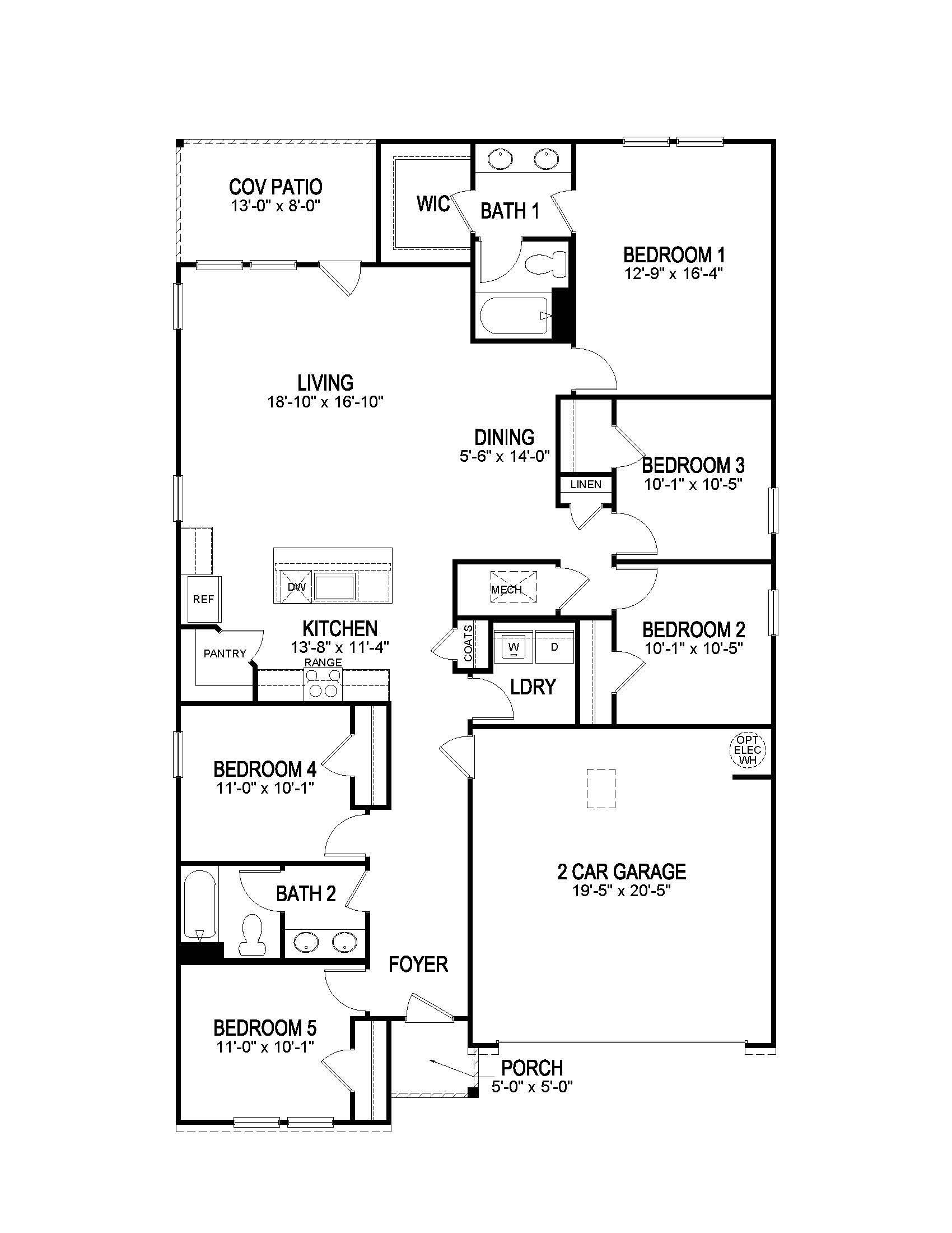 Spruce D-E floorplan