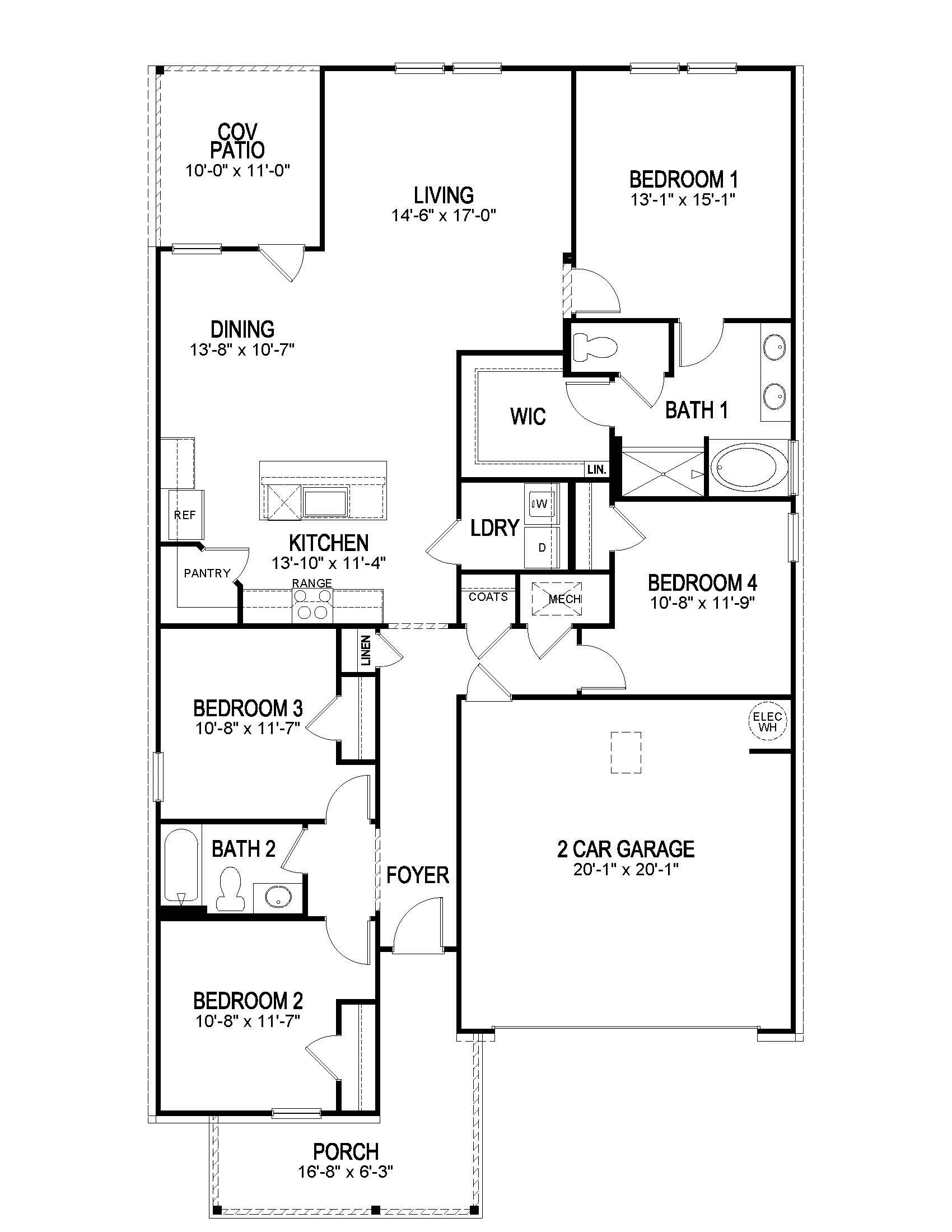 Cameron K floorplan