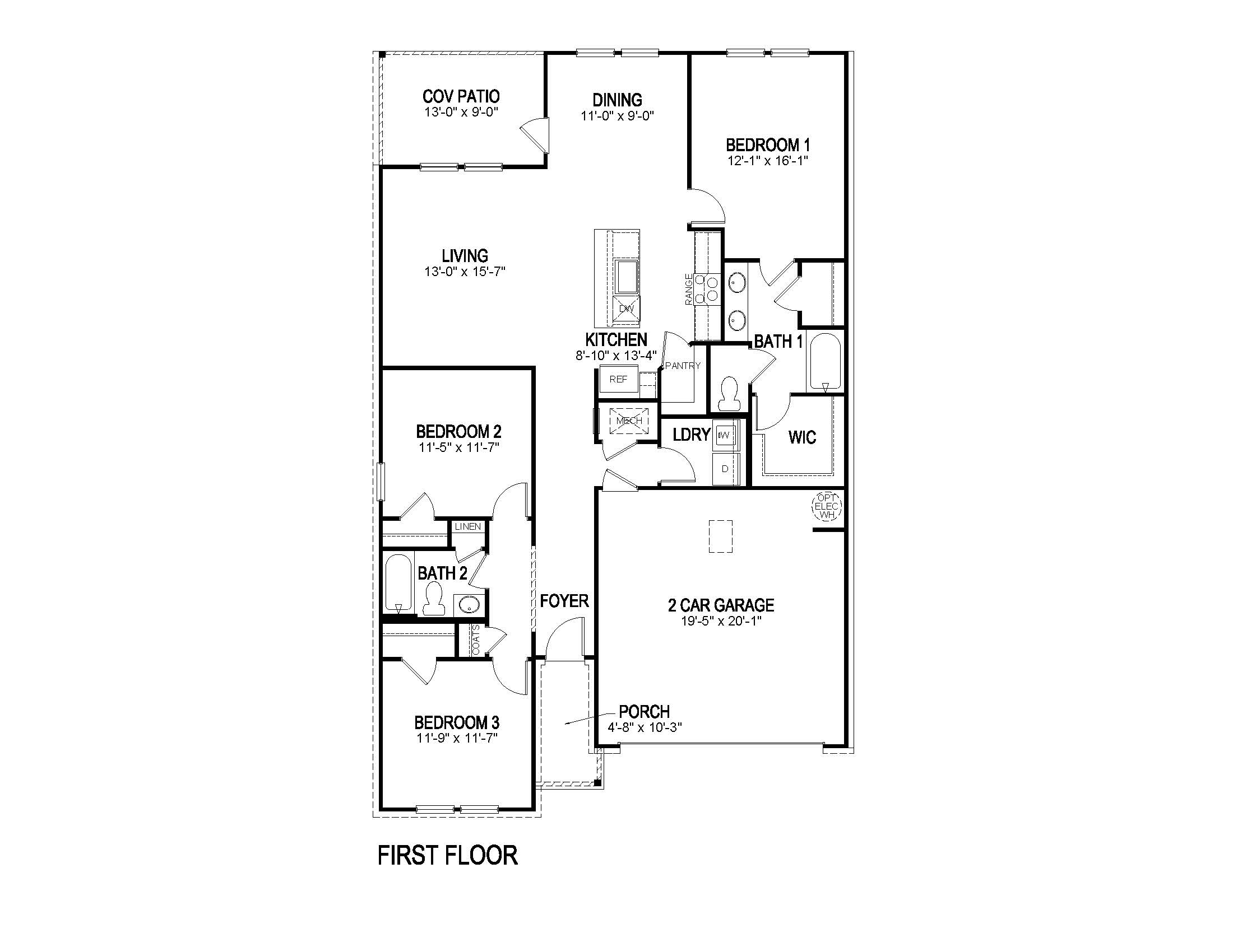 Emerald A floorplan