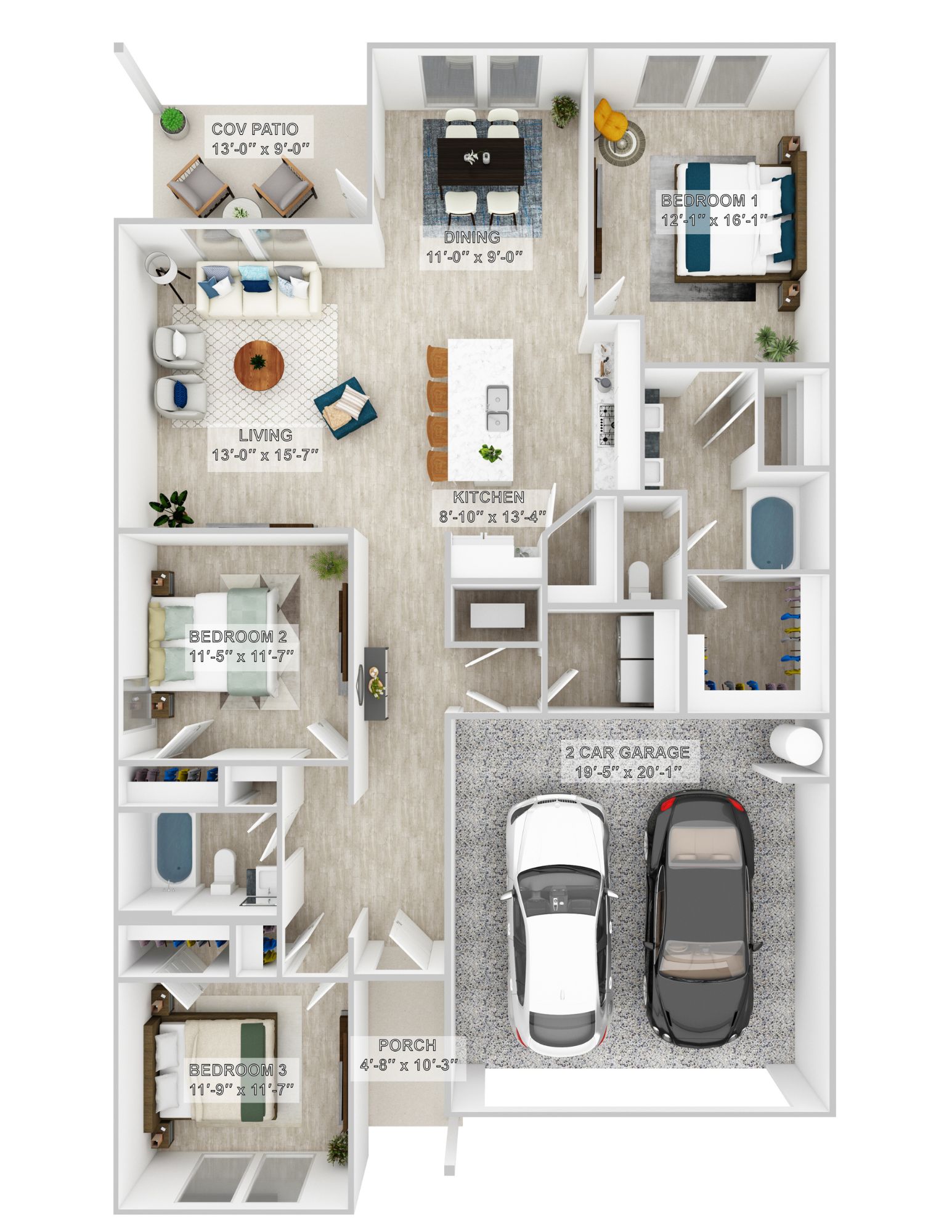 Emerald Drawn floorplan
