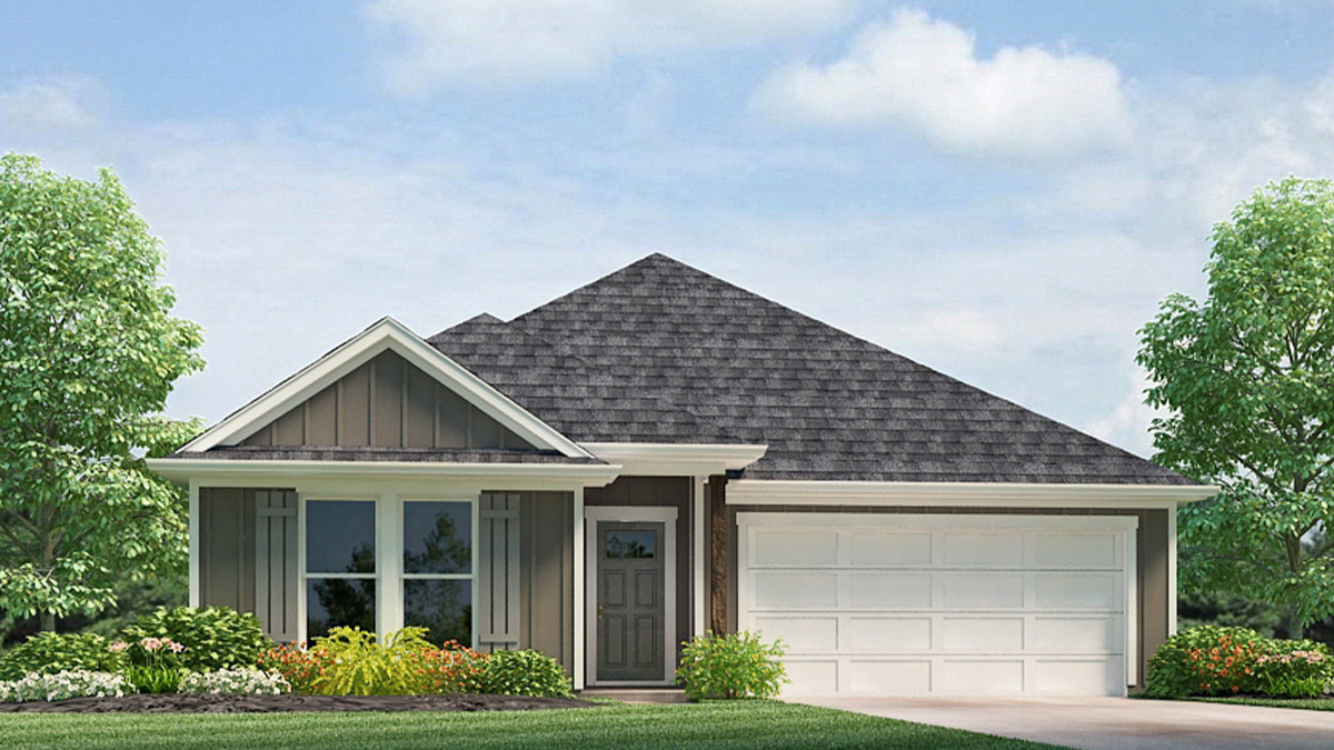 Spruce elevation E15 rendering