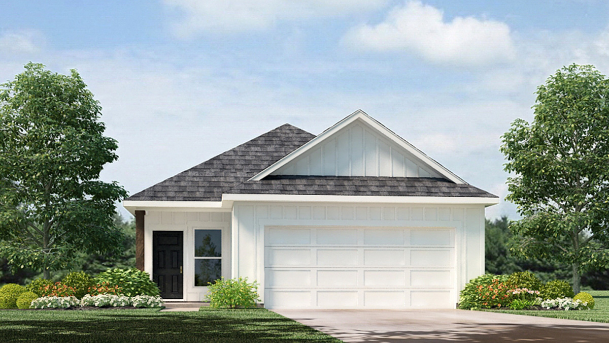 Bowen elevation A exterior rendering