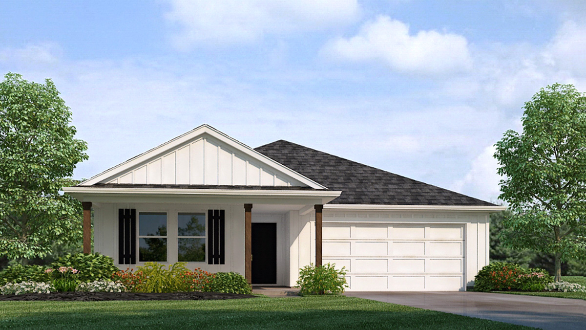 Cullen elevation C exterior rendering