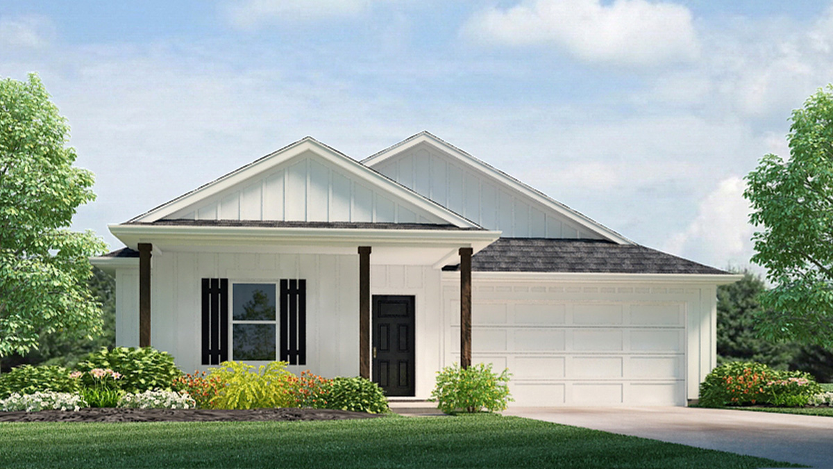 Edison elevation C15 exterior rendering