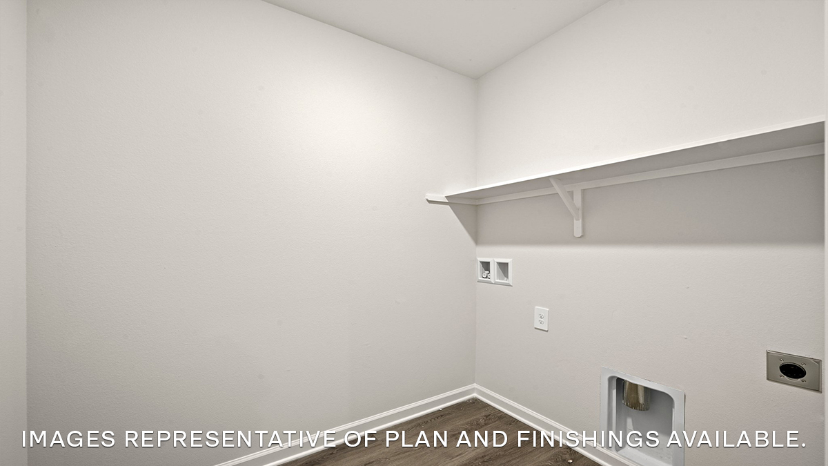 laundry space with room for large appliances