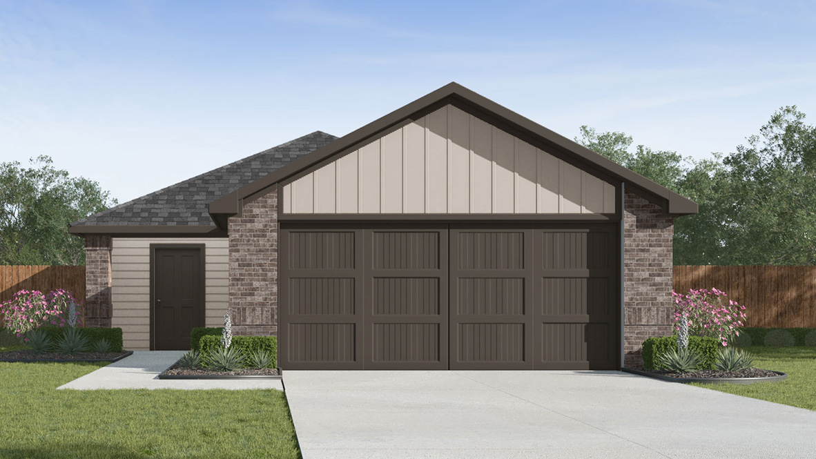 single story home rendering