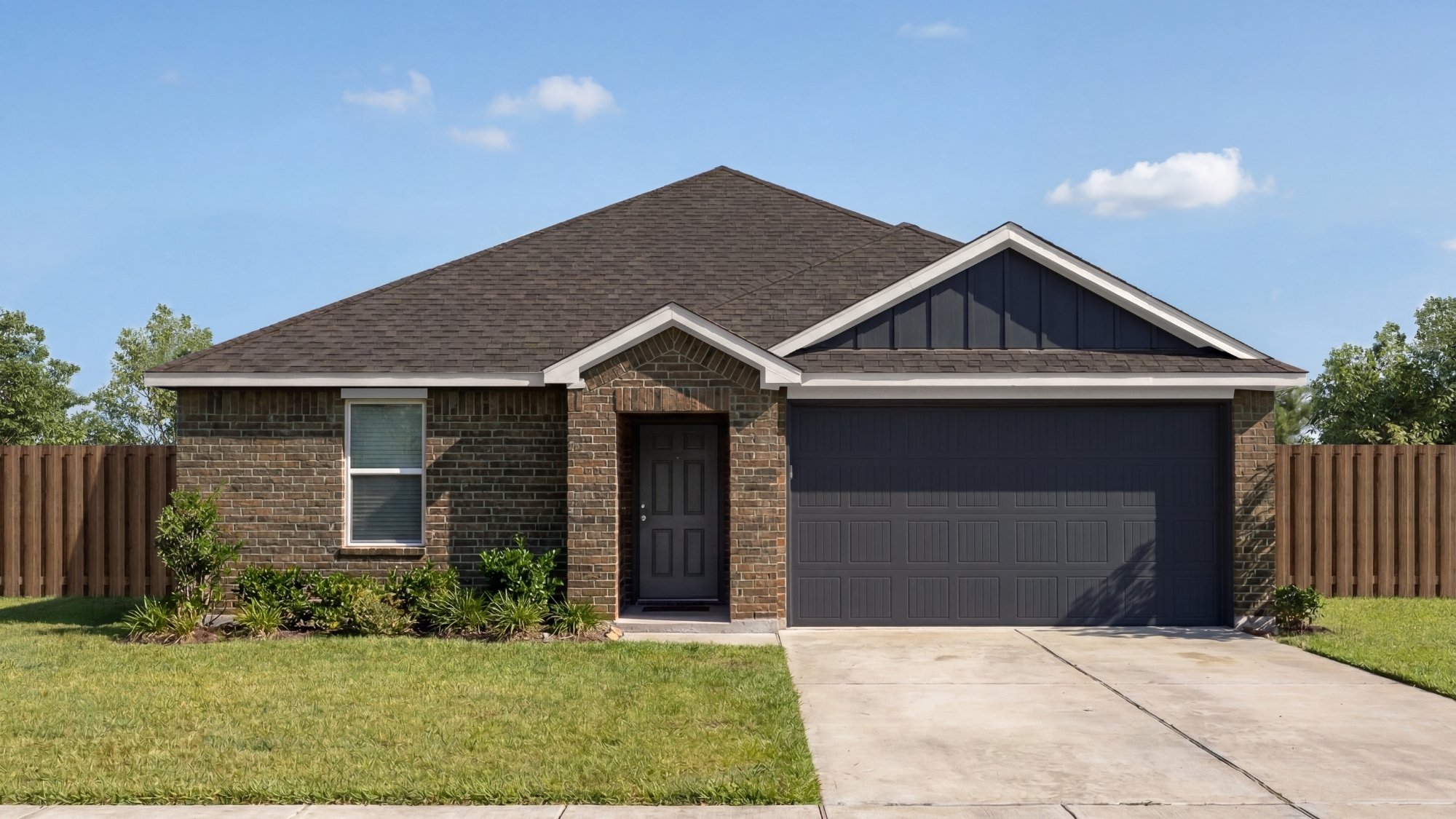 single story home rendering