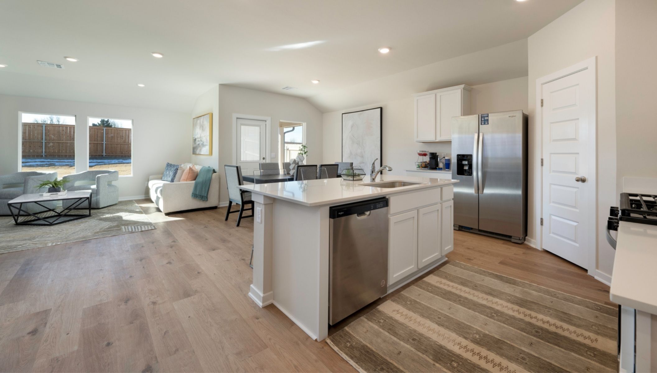 Welcome to The Brook, your gateway to picturesque living in Piedmont, Oklahoma. Nestled amidst the serene landscapes of Oklahoma, The Brook offers a harmonious blend of modern comforts and natural beauty. Our community presents an array of meticulously crafted homes, boasting six thoughtfully designed floor plans tailored to accommodate varying lifestyles. With options ranging from three to four bedrooms, up to three bathrooms, and spacious two-car garages, we ensure that every resident finds their perfect sanctuary.  Upon stepping inside, you're greeted by elegant brick and rock exteriors, complemented by pristine white cabinetry and luxurious quartz countertops. Revel in the charm of luxury vinyl flooring, and pamper yourself in the spa-like ambiance of the 12x24 timeless marble tile shower surrounds. Additionally, our homes are equipped with energy-saving features and cutting-edge smart home technology, elevating your living experience to new heights of convenience and efficiency.  Nestled within Piedmont,