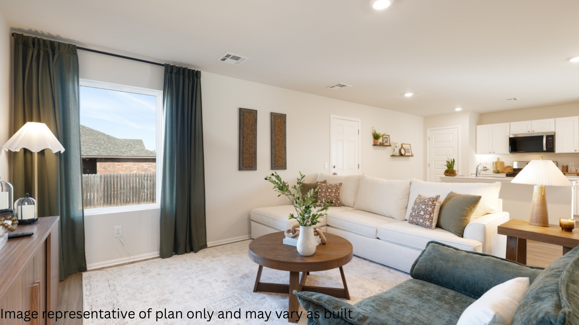 Franklin floorplan in montage
