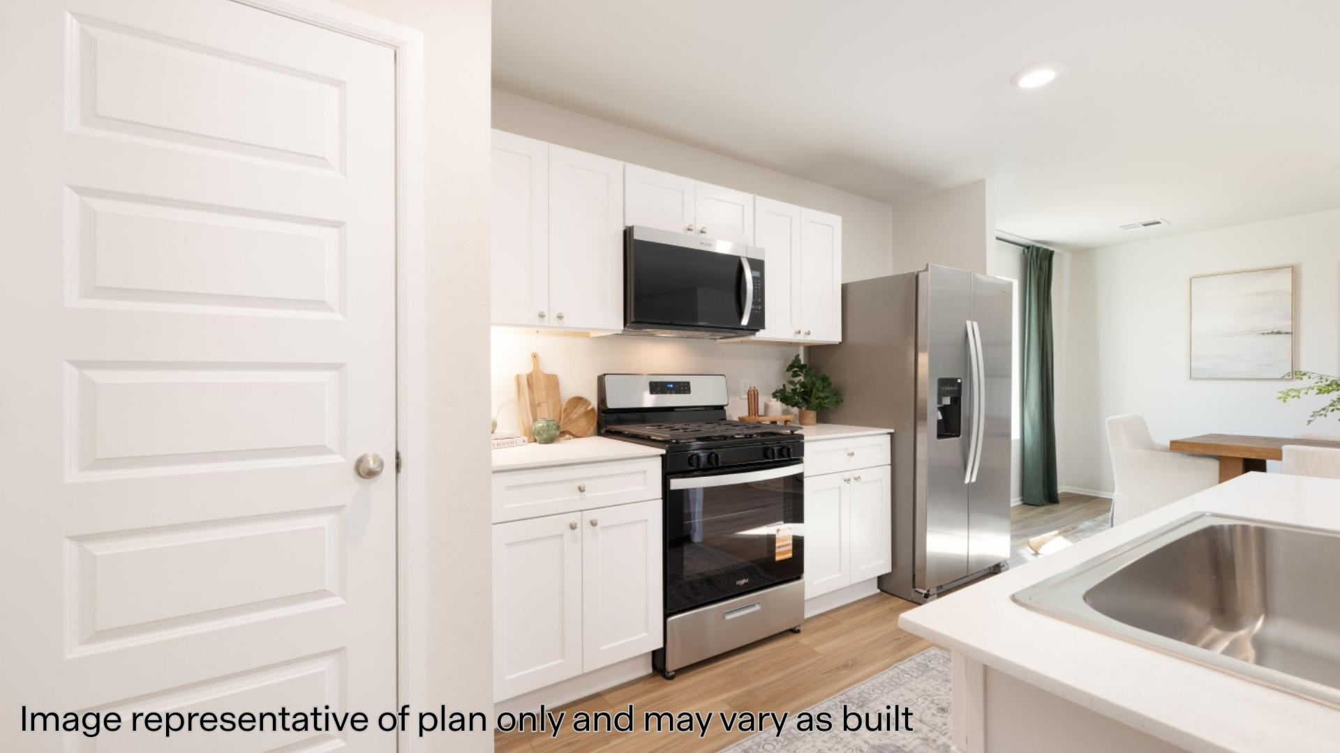 Franklin floorplan in montage