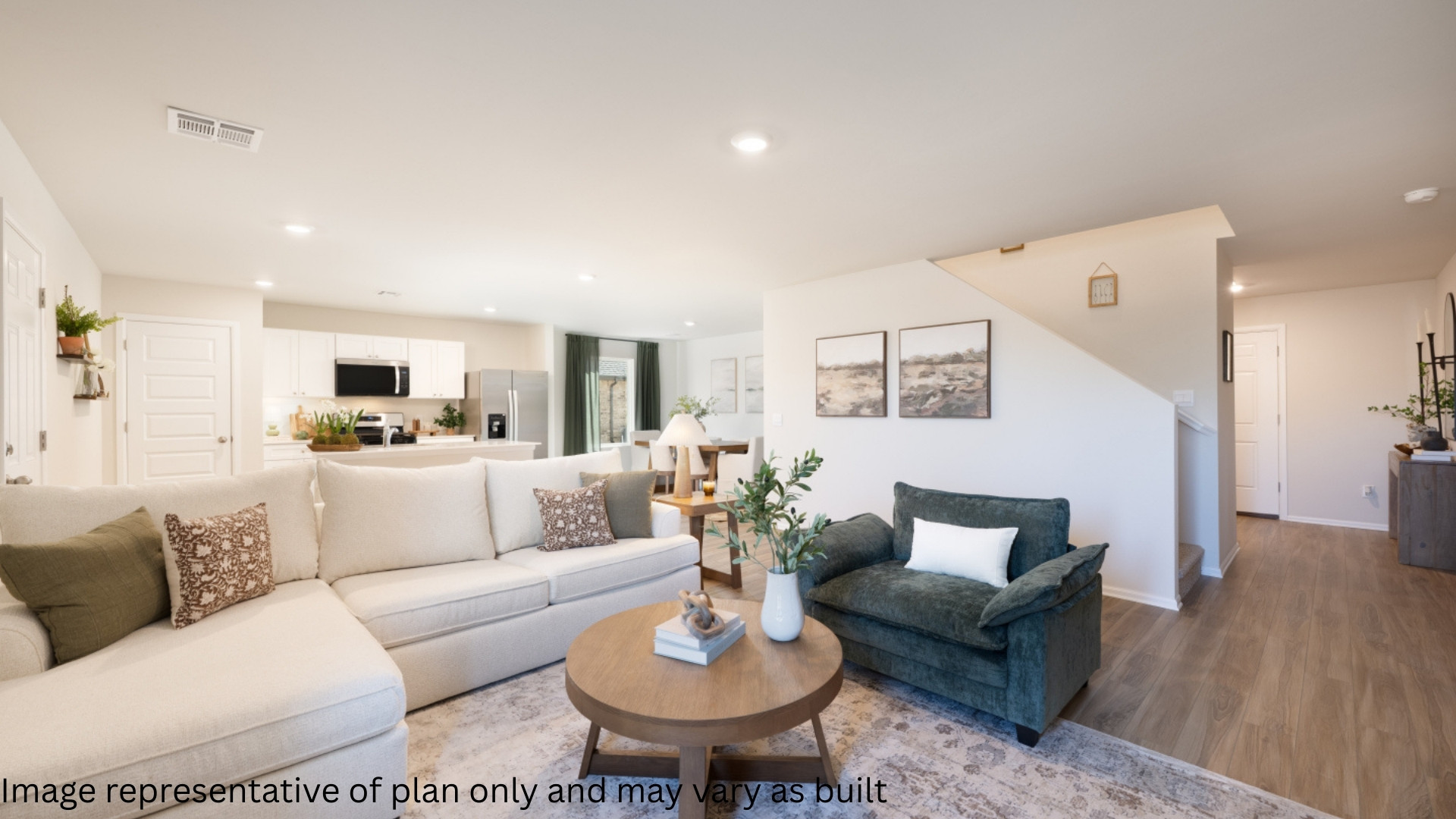 Franklin floorplan in montage