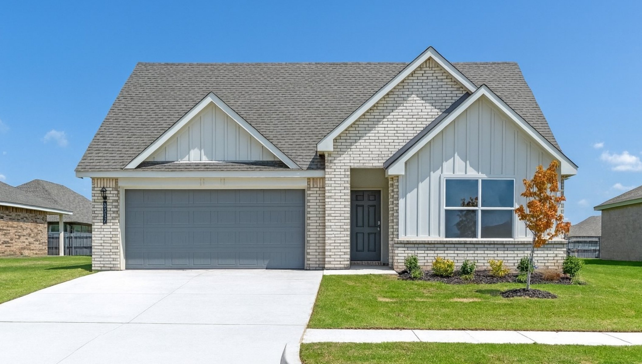 Horn Valley North D.R. Horton model home in Yukon, Oklahoma. New homes in Yukon, OKC metro.