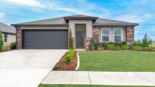 Horn Valley North D.R. Horton model home in Yukon, Oklahoma. New homes in Yukon, OKC metro.