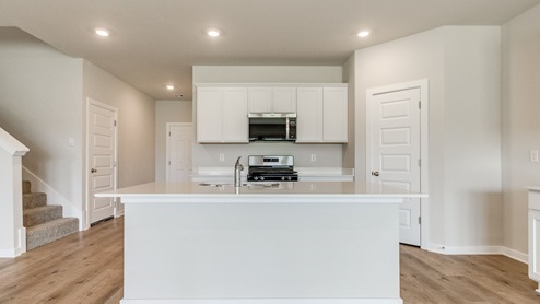 kitchen with island