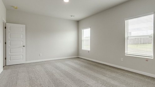 primary bedroom with windows
