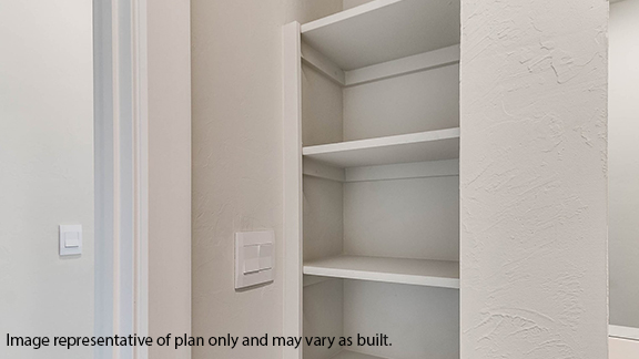 Hallway linen closet