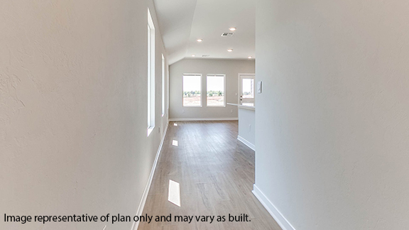 Entry hall to main living area