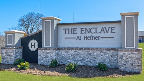 welcome to hefner crossing. this dr horton neighborhood in Oklahoma city is now selling new homes in oklahoma city