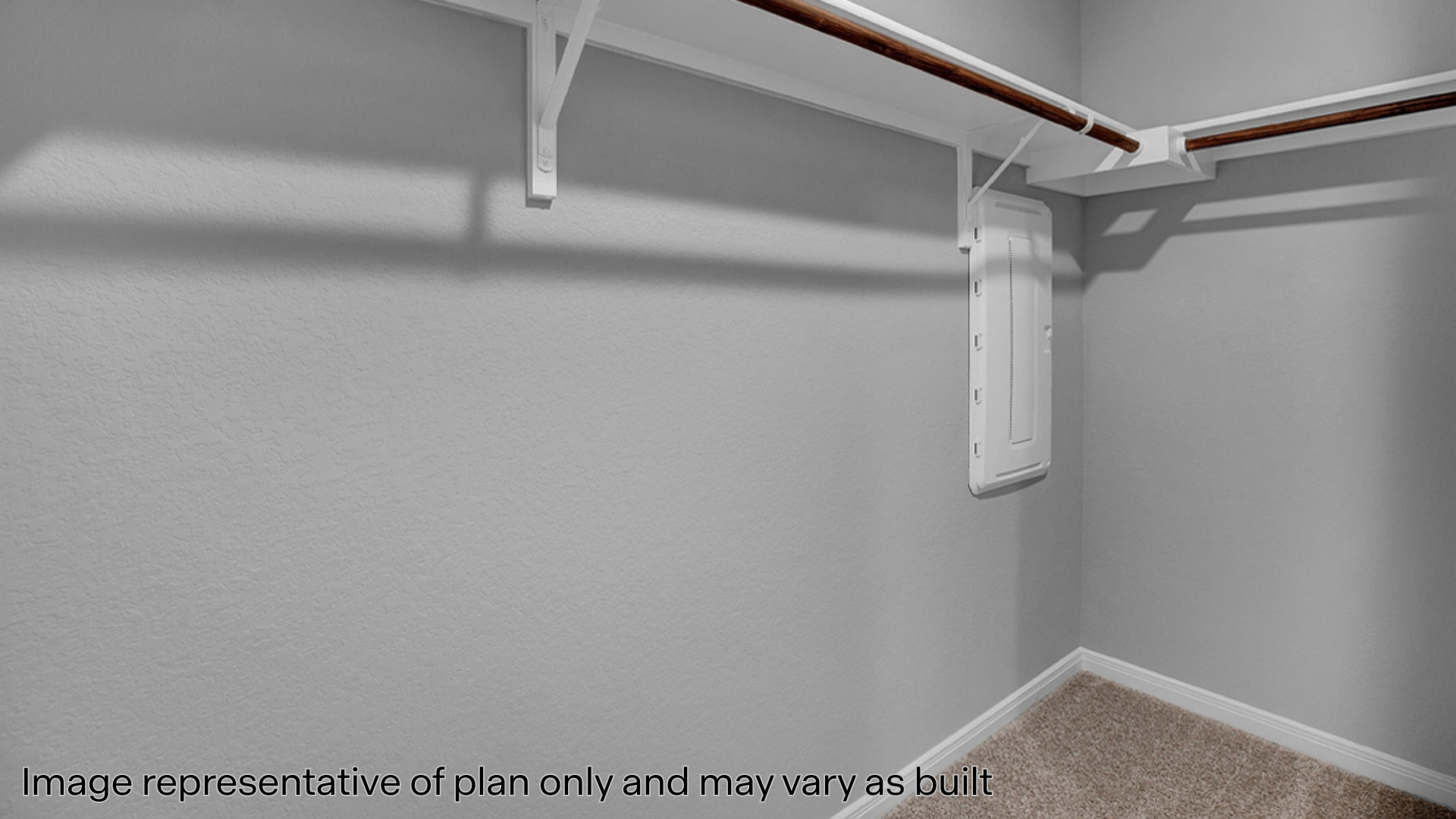 Primary walk in closet