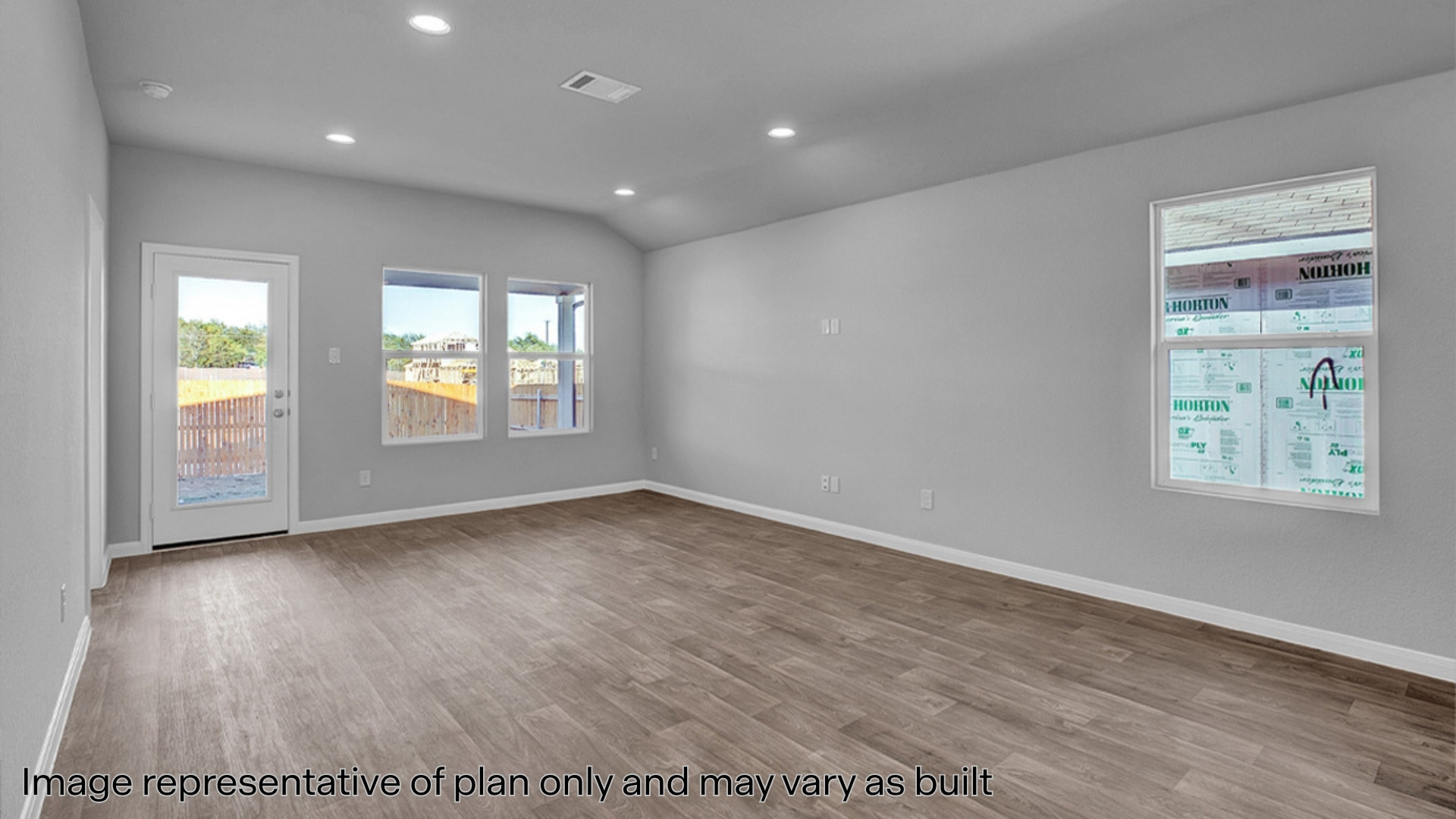 Living and dining room