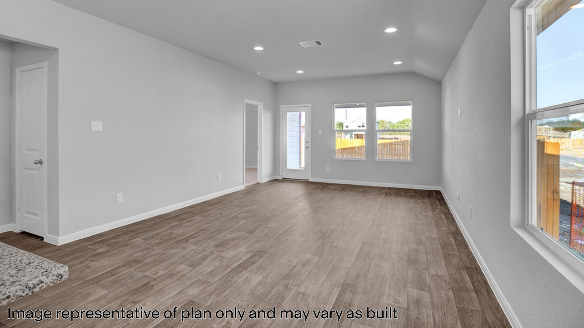 Living and dining room