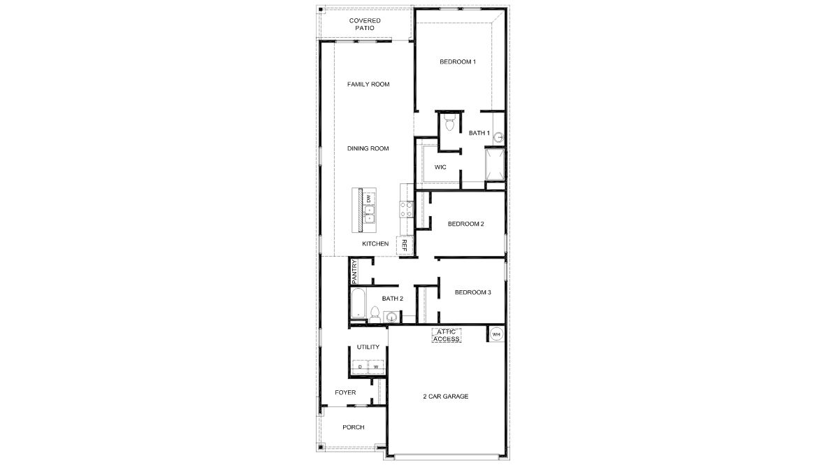 Introducing the Caroline floor plan, a quintessential blend of style, comfort, and spacious living in the heart of The Enclave at Hefner Crossing Community, situated in charming Oklahoma City, Oklahoma. A buyer favorite floor plan, the Caroline offers a single-story layout with 3 bedrooms, 2 baths, and an expansive 1470 square feet of living space, catering to the needs of modern families.  From the outside, admire the traditional brick or brick and rock exterior, boasting stunning curb appeal that sets the stage for a warm welcome. Step inside to discover an inviting open concept layout, featuring painted white shaker-style cabinets, granite countertops, and stainless steel appliances, including a gas range, creating a culinary haven that overlooks the dining area and spacious living room.  Gather with loved ones in the large central family room, perfect for entertaining or simply unwinding after a long day. Retreat to the comfort of the bedrooms, with plush carpeting enhancing coziness, while the main living areas and halls showcase durable luxury vinyl wood flooring, marrying style with practicality.  Indulge in the luxury of the primary suite, complete with a dual vanity, huge walk-in closet, separate water closet, and a large walk-in shower, offering a serene sanctuary for relaxation. Plus, enjoy the convenience of smart home features included in every Caroline floor plan.  Experience the epitome of modern living in the Caroline floor plan at The Enclave at Hefner Crossing. Schedule a tour today and make your dream home a reality in Oklahoma City, Oklahoma.