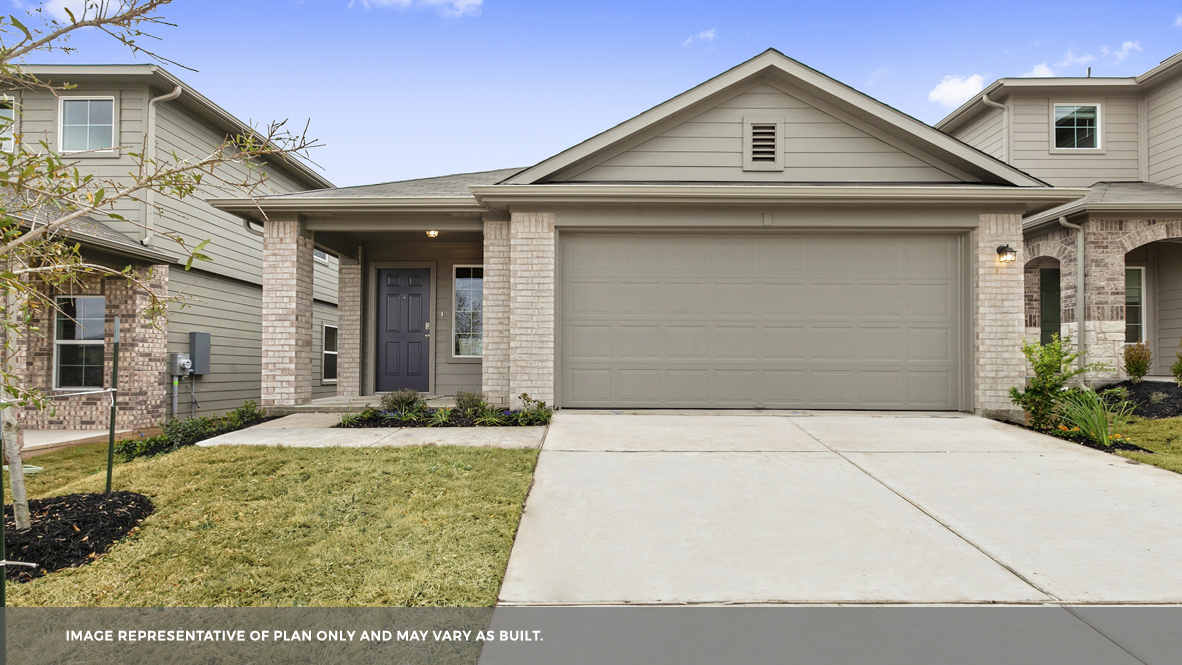 Introducing the Caroline floor plan, a quintessential blend of style, comfort, and spacious living in the heart of The Enclave at Hefner Crossing Community, situated in charming Oklahoma City, Oklahoma. A buyer favorite floor plan, the Caroline offers a single-story layout with 3 bedrooms, 2 baths, and an expansive 1470 square feet of living space, catering to the needs of modern families.  From the outside, admire the traditional brick or brick and rock exterior, boasting stunning curb appeal that sets the stage for a warm welcome. Step inside to discover an inviting open concept layout, featuring painted white shaker-style cabinets, granite countertops, and stainless steel appliances, including a gas range, creating a culinary haven that overlooks the dining area and spacious living room.  Gather with loved ones in the large central family room, perfect for entertaining or simply unwinding after a long day. Retreat to the comfort of the bedrooms, with plush carpeting enhancing coziness, while the main living areas and halls showcase durable luxury vinyl wood flooring, marrying style with practicality.  Indulge in the luxury of the primary suite, complete with a dual vanity, huge walk-in closet, separate water closet, and a large walk-in shower, offering a serene sanctuary for relaxation. Plus, enjoy the convenience of smart home features included in every Caroline floor plan.  Experience the epitome of modern living in the Caroline floor plan at The Enclave at Hefner Crossing. Schedule a tour today and make your dream home a reality in Oklahoma City, Oklahoma.