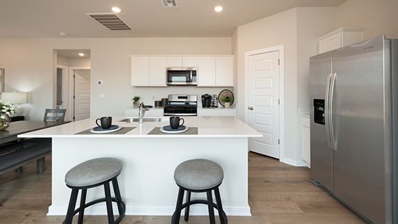 Welcome to the Diana floor plan, where comfort meets sophistication in the heart of The Enclave at Hefner Crossing Community, nestled in the scenic beauty of Oklahoma City, Oklahoma. As a beacon of natural light and airy spaciousness, the Diana offers a single-story layout with 3 bedrooms, 2 baths, and a generous 1535 square feet of living space, perfect for those seeking a bright and inviting retreat.