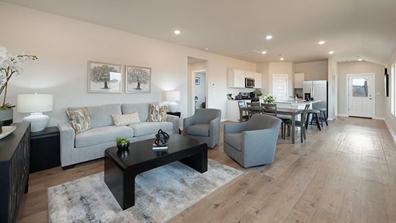 Welcome to the Diana floor plan, where comfort meets sophistication in the heart of The Enclave at Hefner Crossing Community, nestled in the scenic beauty of Oklahoma City, Oklahoma. As a beacon of natural light and airy spaciousness, the Diana offers a single-story layout with 3 bedrooms, 2 baths, and a generous 1535 square feet of living space, perfect for those seeking a bright and inviting retreat.