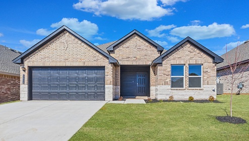 exterior of new home