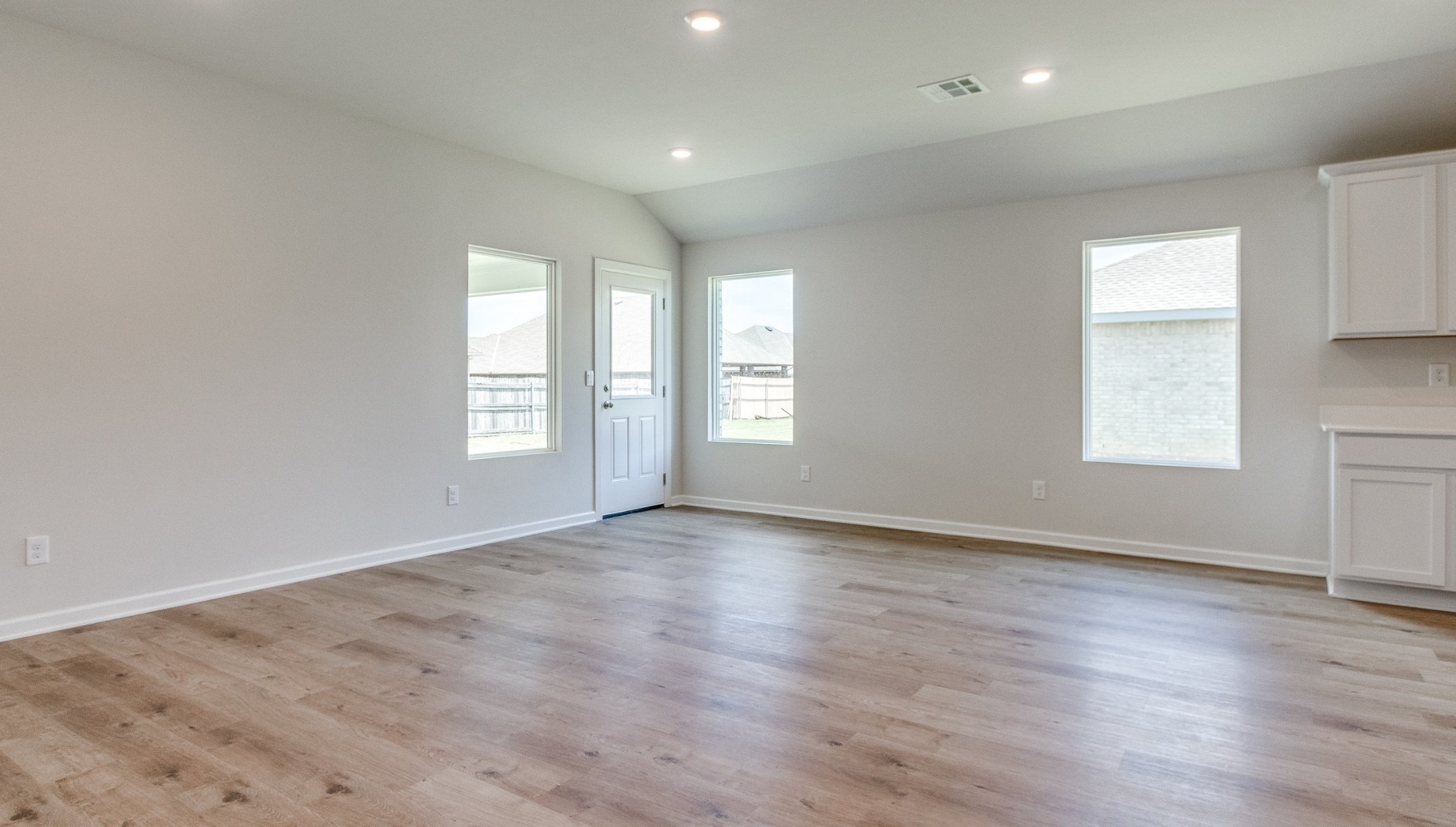 living room with natural lighting from windows