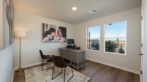 Single-story home with a two-car garage