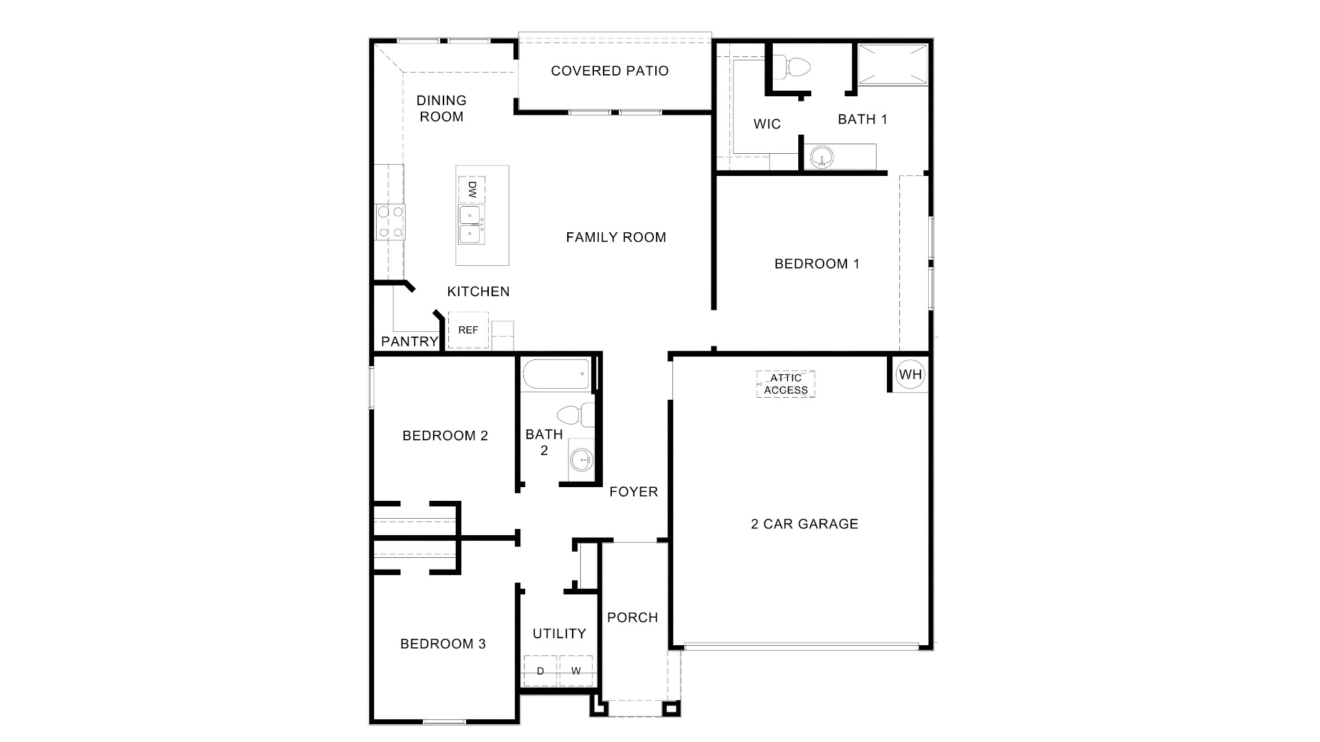 Introducing the Ashburn floor plan, where charm meets functionality in the heart of The Castlebrook Community, nestled in picturesque Yukon, Oklahoma. Perfect for those seeking cozy yet stylish living, this one-story gem boasts 3 bedrooms, 2 baths, and a comfortable 1263 square feet of space.  Step outside and admire the traditional brick or brick and rock exterior, exuding timeless appeal and warmth. Inside, the Ashburn welcomes you with an inviting open concept layout, ideal for both relaxation and entertaining. Admire the painted white shaker-style cabinets and elegant quartz countertops in the kitchen, equipped with stainless steel appliances that keep you never too far from the action.  As you explore further, you'll appreciate the balance of comfort and practicality. Sink your feet into plush carpeting in the bedrooms, while the main living areas and halls showcase durable luxury vinyl wood flooring, adding a touch of rustic charm to your everyday life.  Experience the epitome of cozy living in the Ashburn floor plan at The Castlebrook Community. Schedule a tour today and discover your perfect oasis in Yukon, Oklahoma.