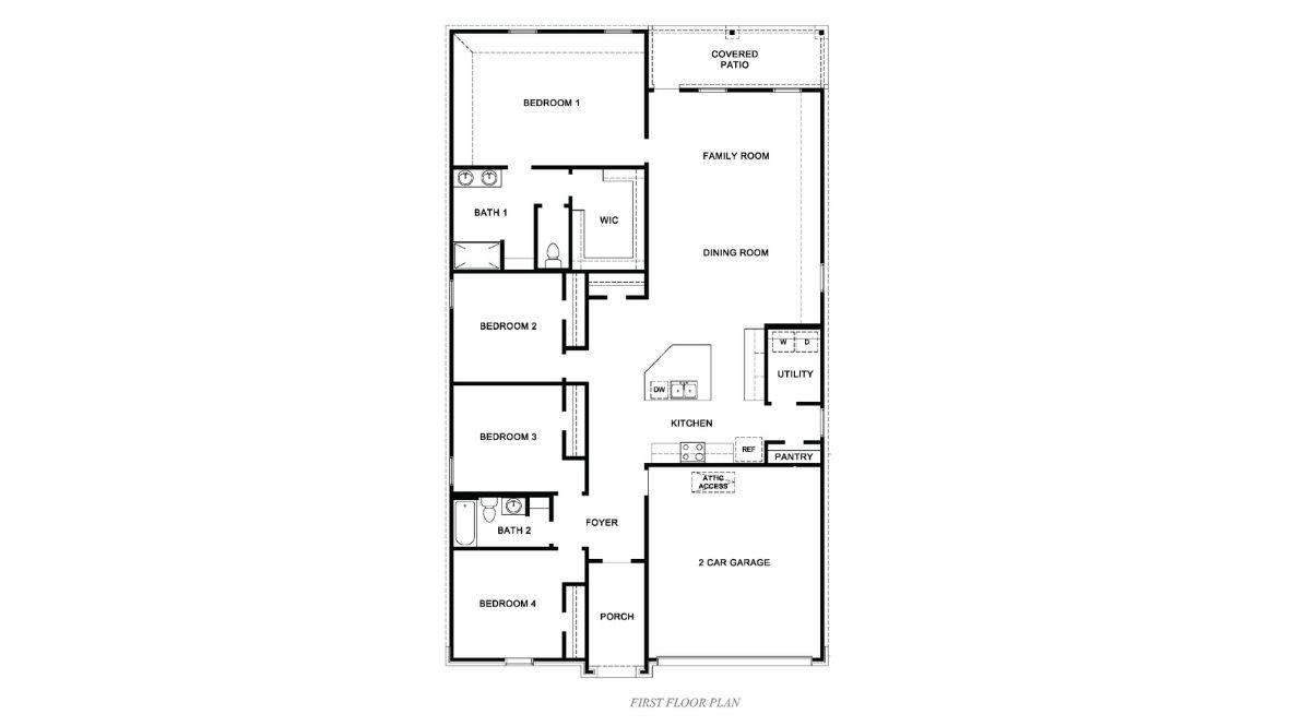 Welcome to the Kingston floor plan, the ultimate haven for large families and gracious hosts in The Castlebrook Community, nestled in the charming locale of Yukon, Oklahoma. As a buyer favorite, the Kingston offers a single-story layout with 4 bedrooms, 3 baths, plus a flex room that can be tailored to your needs, boasting a spacious 2031 square feet of living space.  From the outside, admire the traditional brick or brick and rock exterior, exuding beautiful curb appeal that sets the stage for a warm welcome. Step inside to discover an open concept layout, featuring painted white shaker-style cabinets, quartz countertops, and stainless steel appliances, including a gas range, creating a culinary haven that overlooks the dining area and spacious living room.  Gather with loved ones in the large central family room, adorned with an extra-large kitchen island that can easily seat up to 5 people, making it ideal for hosting gatherings or holiday celebrations.  Retreat to the comfort of the bedrooms, with plush carpeting enhancing coziness, while the main living areas and halls showcase durable luxury vinyl wood flooring, marrying style with practicality.  Indulge in the luxury of the primary suite, complete with a dual vanity, huge walk-in closet, separate water closet, and a large walk-in shower, offering a serene sanctuary for relaxation. Plus, enjoy the convenience of smart home features included in every Kingston floor plan.  Experience the epitome of gracious living in the Kingston floor plan at The Castlebrook Community. Schedule a tour today and make your dream home a reality in Yukon, Oklahoma.