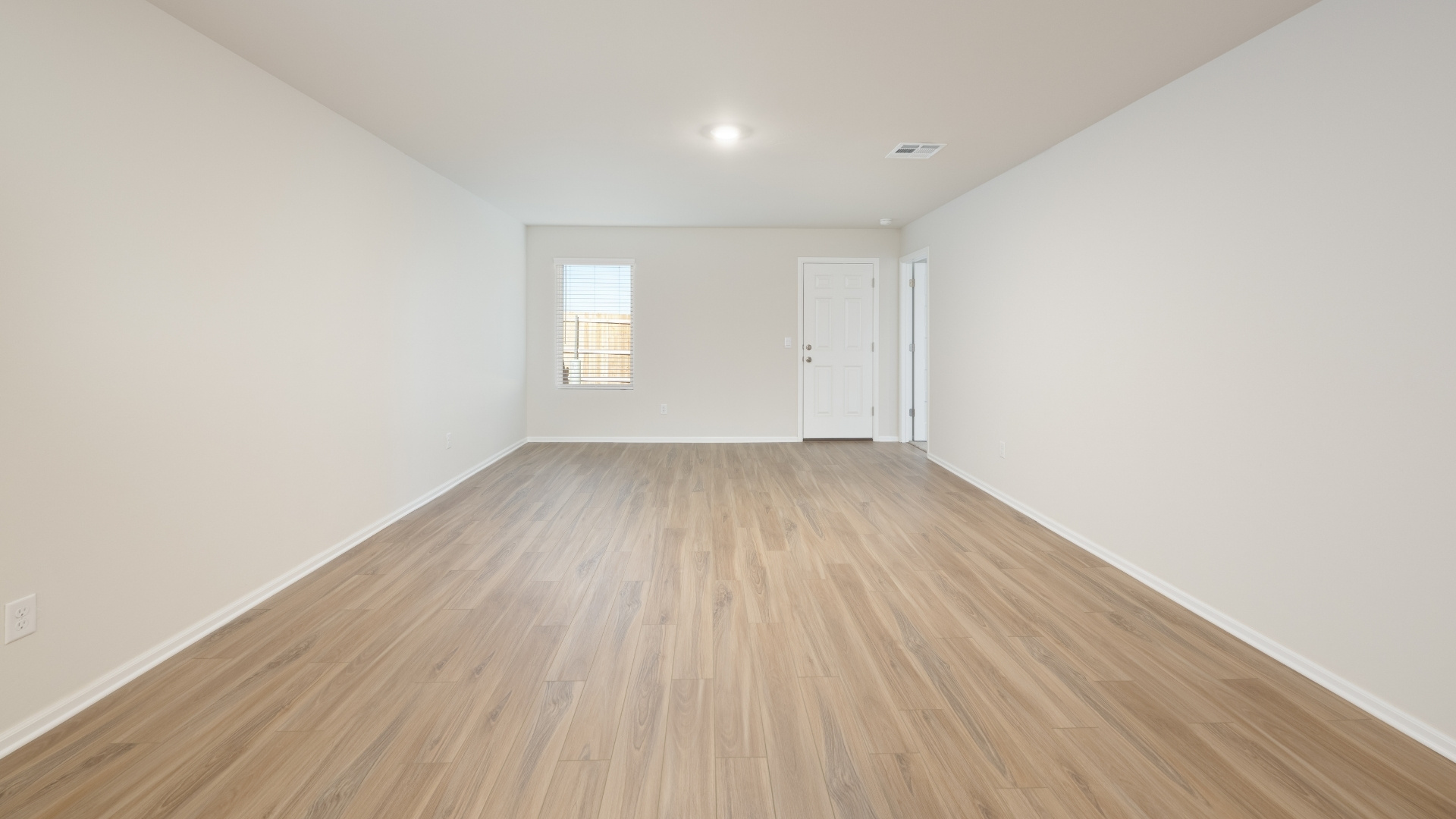 spacious living room with window