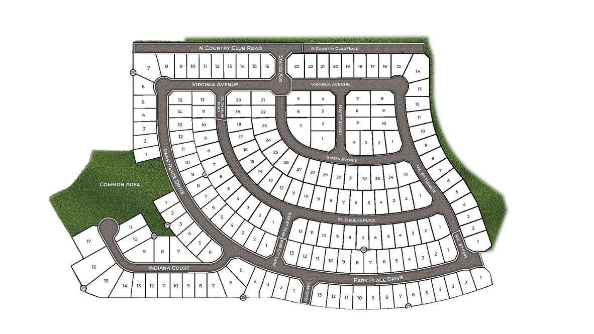 Static Lot Map