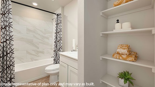 justin floor plan in Montereau. New homes in Yukon, Oklahoma