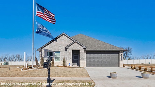 justin floor plan in Montereau. New homes in Yukon, Oklahoma