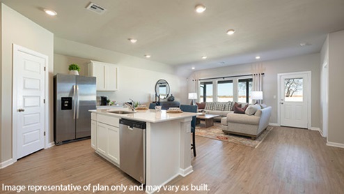justin floor plan in Montereau. New homes in Yukon, Oklahoma