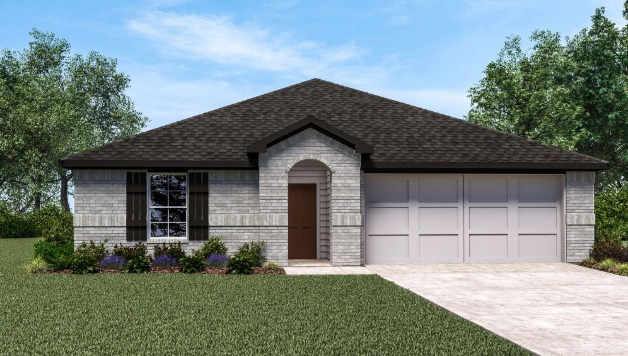 justin floor plan in Montereau. New homes in Yukon, Oklahoma