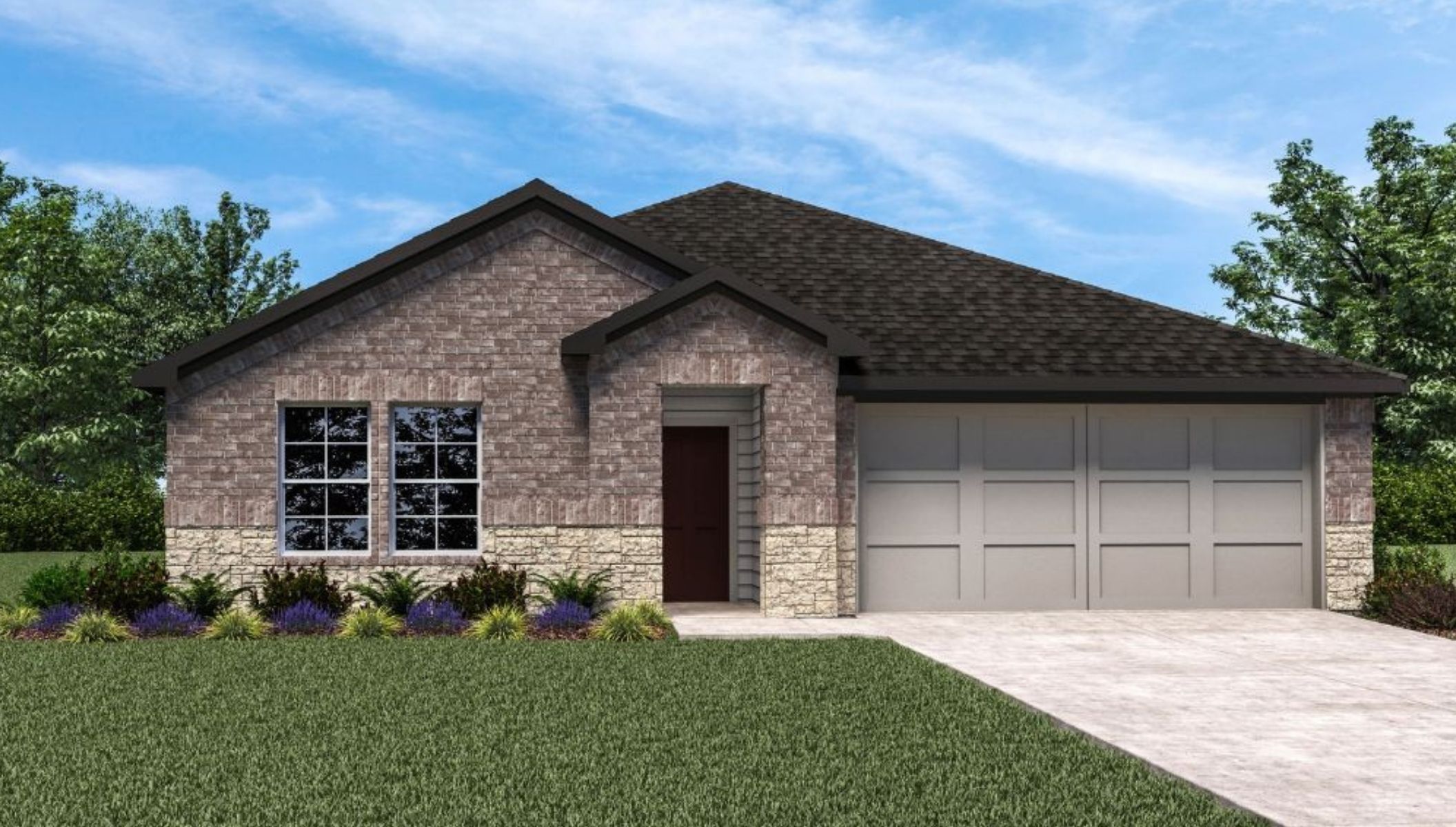justin floor plan in Montereau. New homes in Yukon, Oklahoma