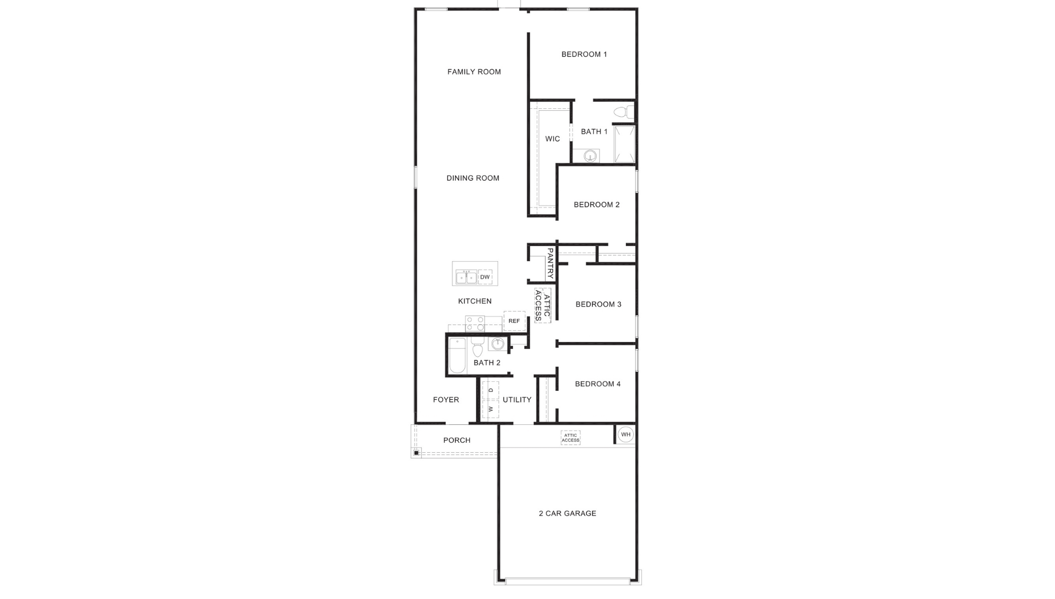 floor plan image of new home in oklahoma city