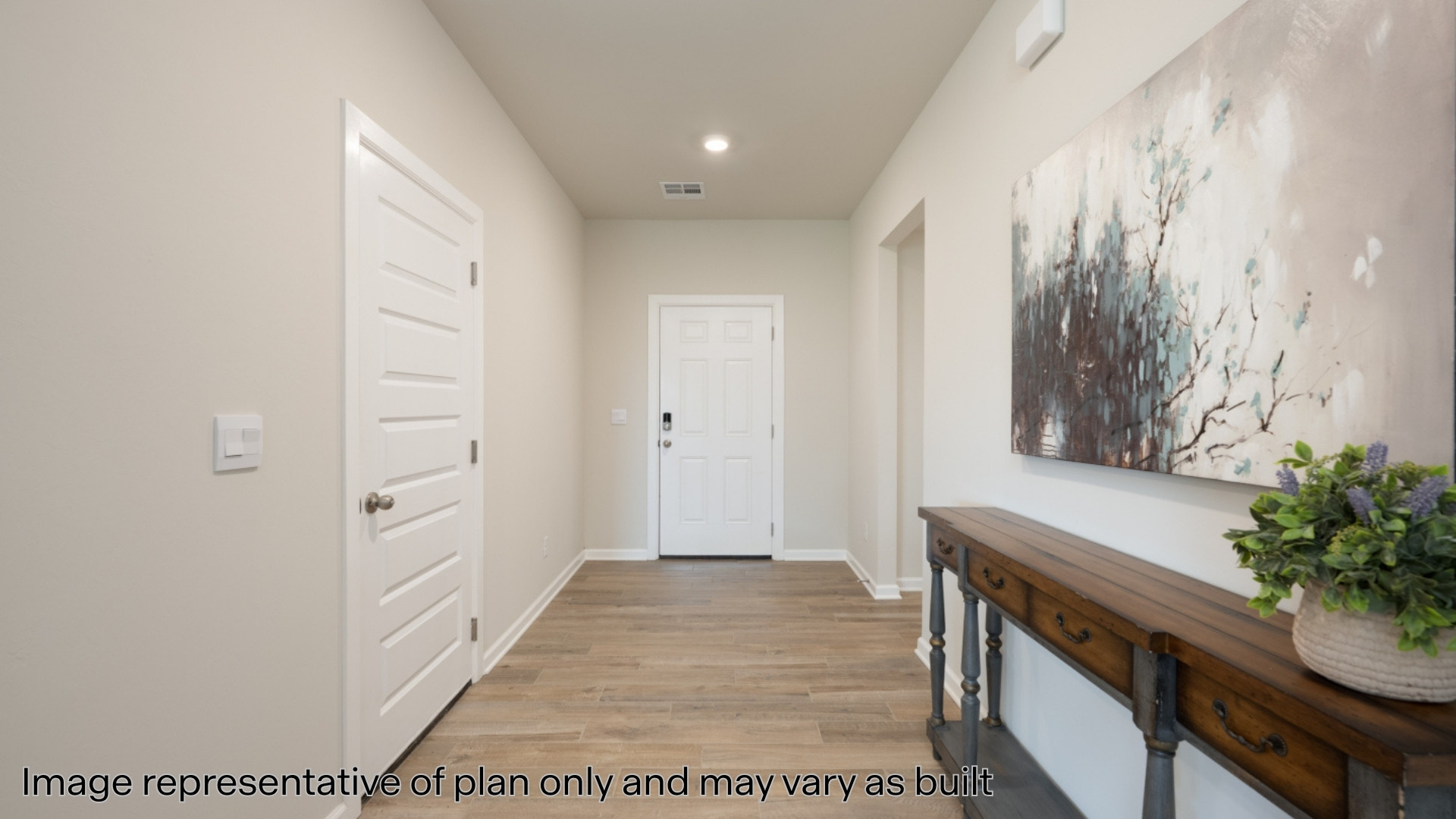 Interior foyer of home