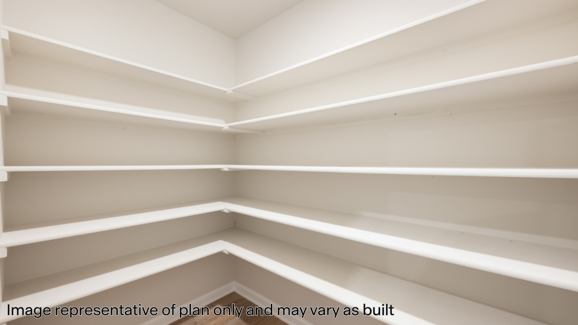 Pantry with shelving