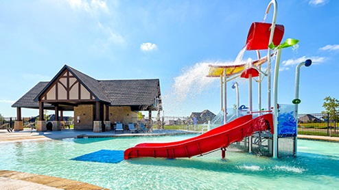 clubhouse in Woodland Park new homes by D.R. Horton in Edmond, OK