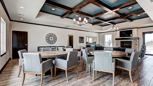 clubhouse in Woodland Park new homes by D.R. Horton in Edmond, OK