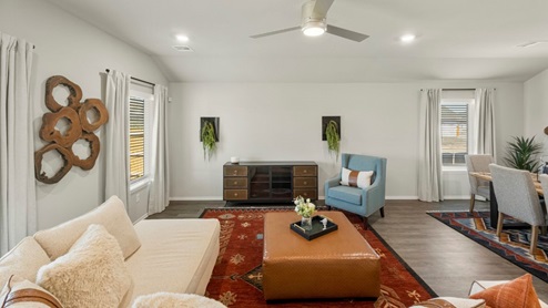 New home in Piedmont with open concept floor plan