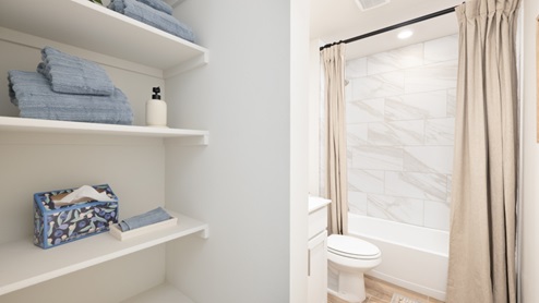 Secondary bathroom